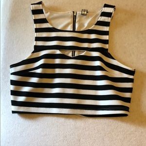 Poof Couture cut out crop top